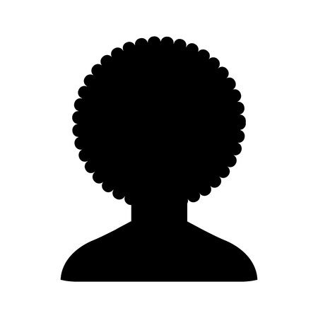 silhouette user avatar icon vector illustration designのイラスト素材
