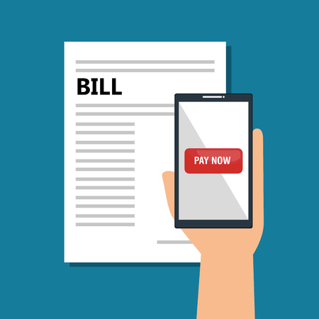 mobile payments concept icon vector illustration designのイラスト素材