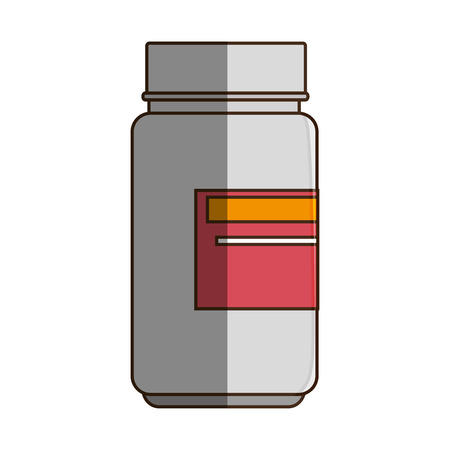 medicine bottle isolated icon vector illustration designのイラスト素材