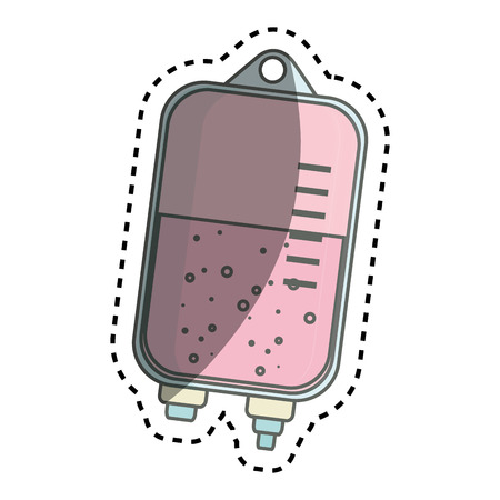 blood bag donation icon vector illustration designのイラスト素材