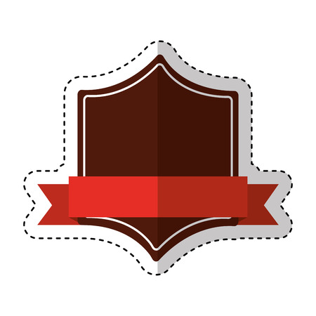 frame with ribbon decorative vector illustration designのイラスト素材