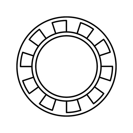 coin casino isolated icon vector illustration designのイラスト素材