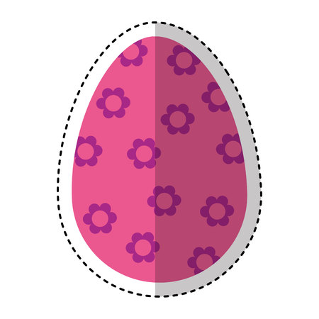 egg paint easter season vector illustration designのイラスト素材