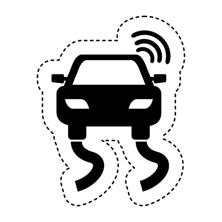 car with gps service vector illustration designの写真素材
