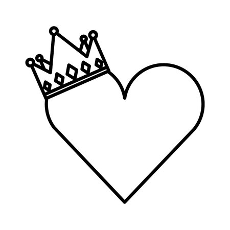 king crown isolated icon vector illustration designのイラスト素材