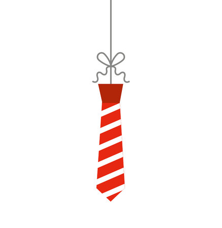 elegant tie isolated icon vector illustration designのイラスト素材