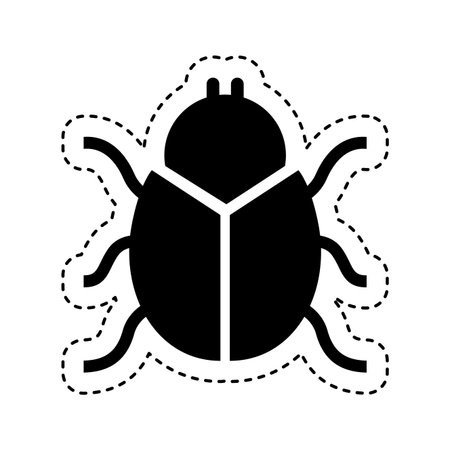 bug insect isolated icon vector illustration designのイラスト素材