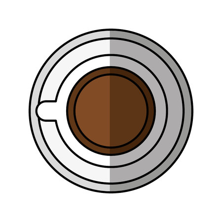 coffee cup drink isolated icon vector illustration designのイラスト素材