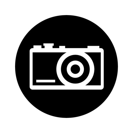 photographic camera with flash icon vector illustration designの写真素材