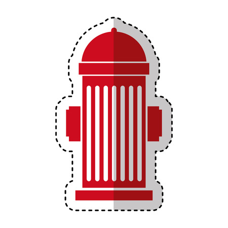 hydrant sign isolated icon vector illustration designのイラスト素材