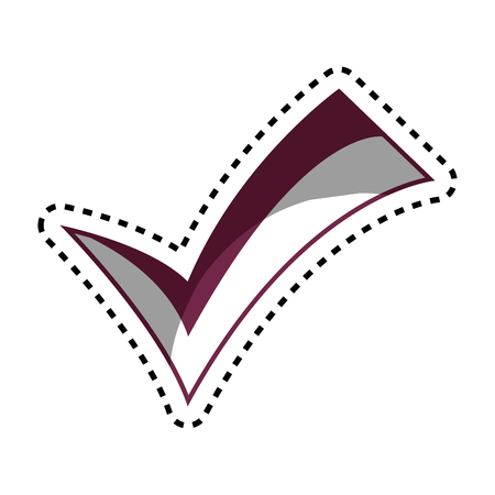 ok symbol isolated icon vector illustration designのイラスト素材