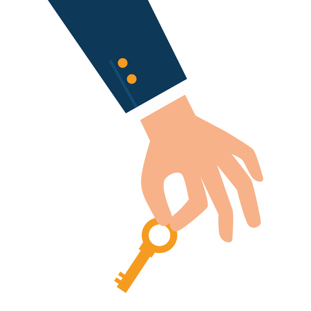 security key isolated icon vector illustration designのイラスト素材