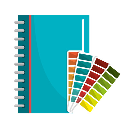 notebook school isolated icon vector illustration designのイラスト素材