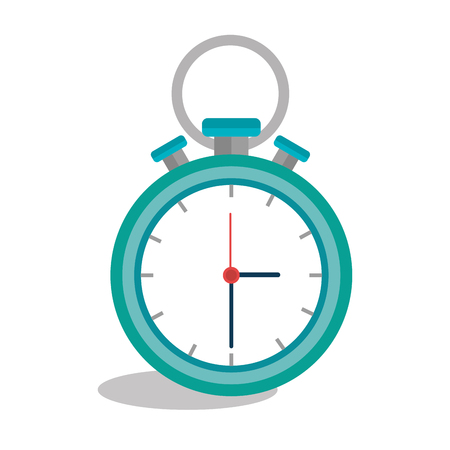 chronometer watch isolated icon illustration designのイラスト素材