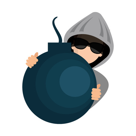spy avatar isolated icon vector illustration designのイラスト素材