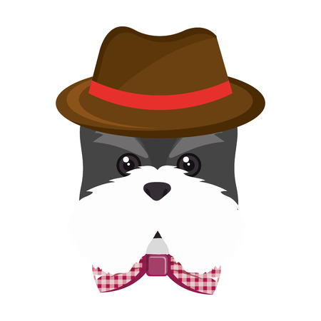 cute dog isolated icon vector illustration designのイラスト素材