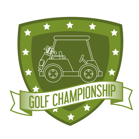 golf club sport icon vector illustration designのイラスト素材