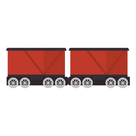 train vehicle isolated icon vector illustration designのイラスト素材