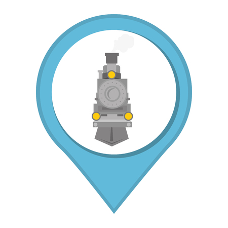 train vehicle isolated icon vector illustration designのイラスト素材