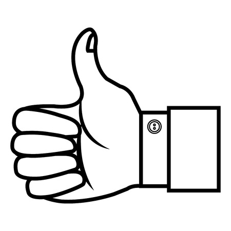 hand human like isolated icon vector illustration designのイラスト素材