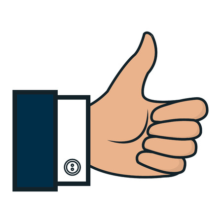 hand human like isolated icon vector illustration designのイラスト素材