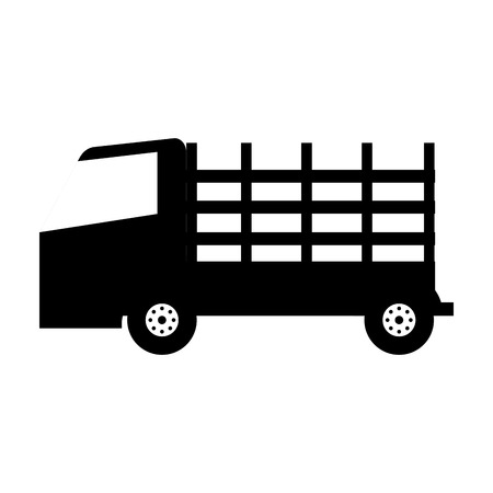 Stakes truck isolated icon vector illustration designのイラスト素材