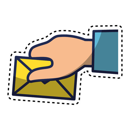 envelope letter isolated icon vector illustration designのイラスト素材