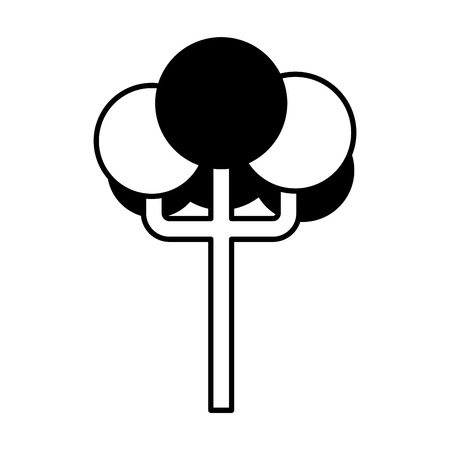 tree plant isolated icon vector illustration designのイラスト素材