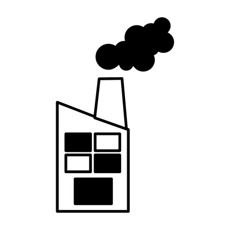 factory plant industrial building vector illustration designのイラスト素材