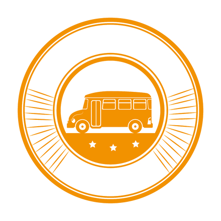 bus school transport icon vector illustration designのイラスト素材