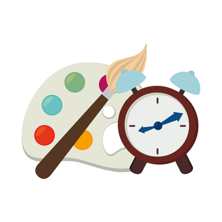 set school supplies icons vector illustration designのイラスト素材