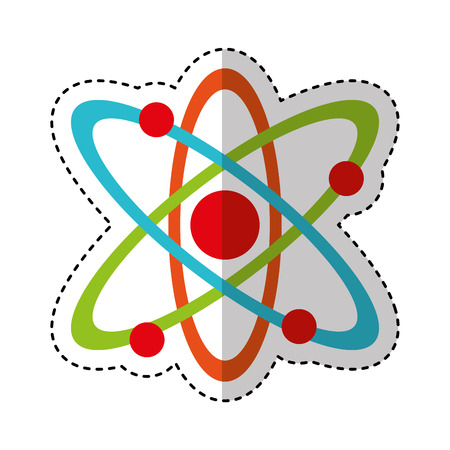 atom molecule isolated icon vector illustration designのイラスト素材