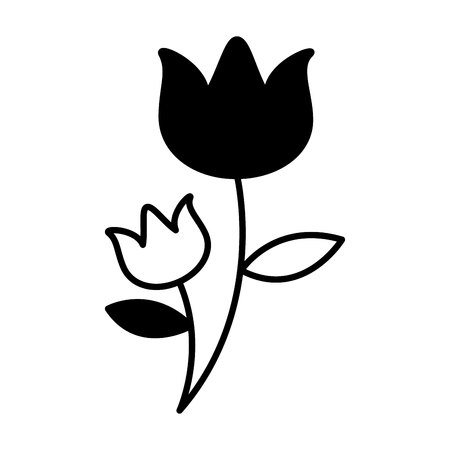 cute flower emblem icon vector illustration designのイラスト素材