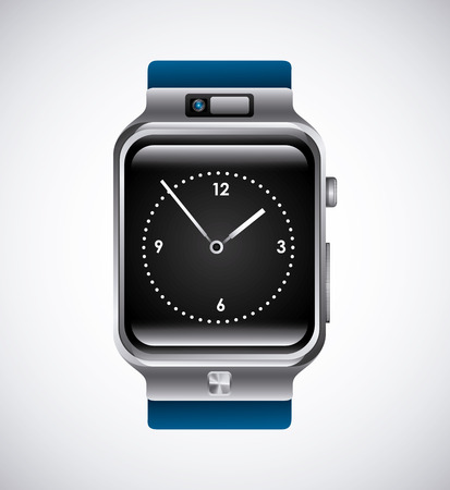 watch icon over white background. colorful design. vector illustrationの写真素材