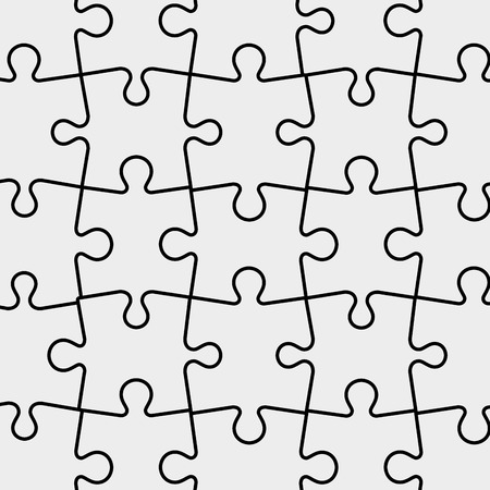 puzzle game pieces isolated icon vector illustration designのイラスト素材