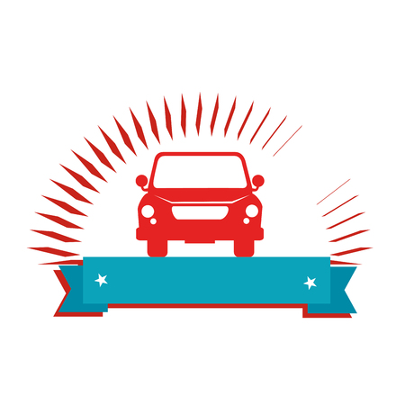 car sedan vehicle icon vector illustration designのイラスト素材