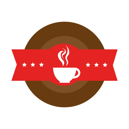 coffee cup drink isolated icon vector illustration designのイラスト素材