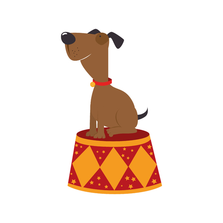 cute dog isolated icon vector illustration designのイラスト素材