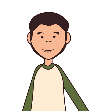 man avatar character isolated icon vector illustration designのイラスト素材