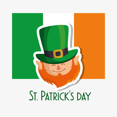 happy saint patricks day card vector illustration designのイラスト素材