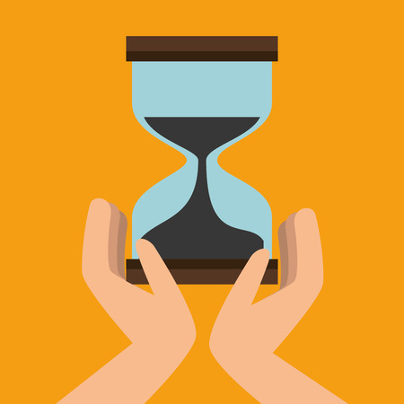 hourglass time isolated icon vector illustration designのイラスト素材