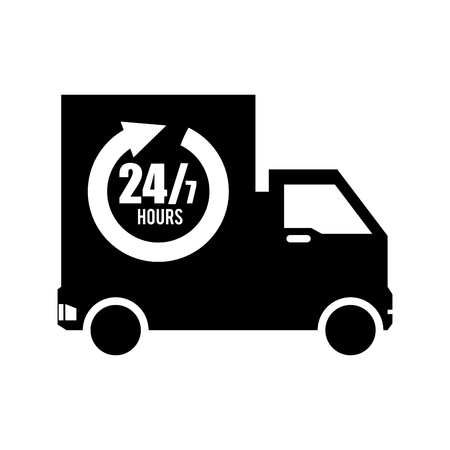 fast delivery service icon vector illustration designのイラスト素材