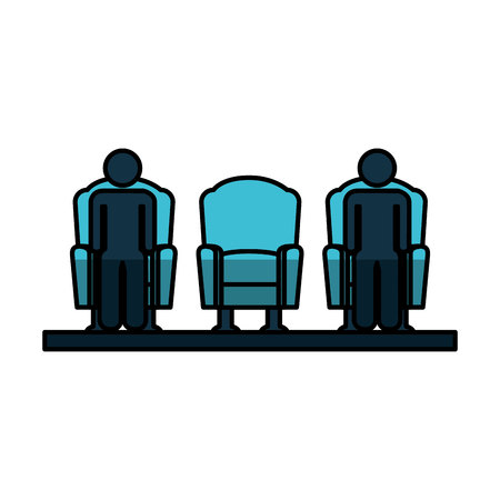 cinema chair isolated icon vector illustration designのイラスト素材