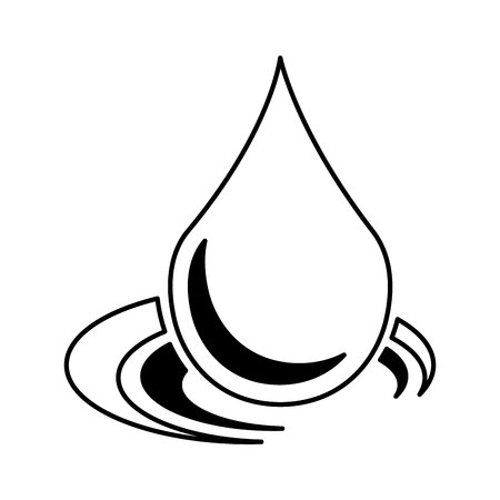 pure water emblem isolated icon vector illustration designのイラスト素材