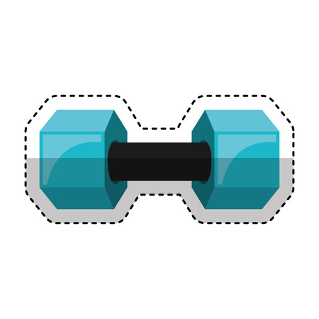 weight lifting equipment icon vector illustration designのイラスト素材