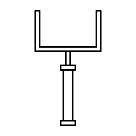 american football arch icon vector illustration designのイラスト素材