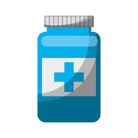 bottle drug isolated icon vector illustration designのイラスト素材