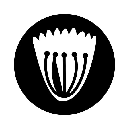 cute flower nature icon vector illustration designのイラスト素材