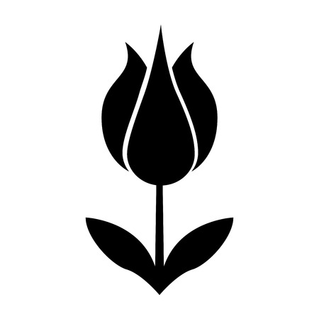 cute flower nature icon vector illustration designのイラスト素材