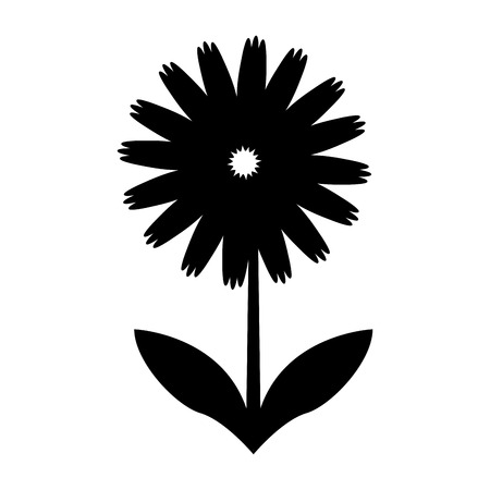 cute flower nature icon vector illustration designのイラスト素材
